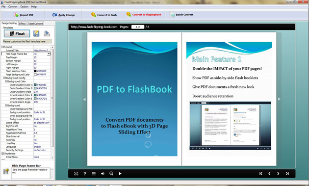 FlashFlippingBook PDF to Flashbook 1.0 full